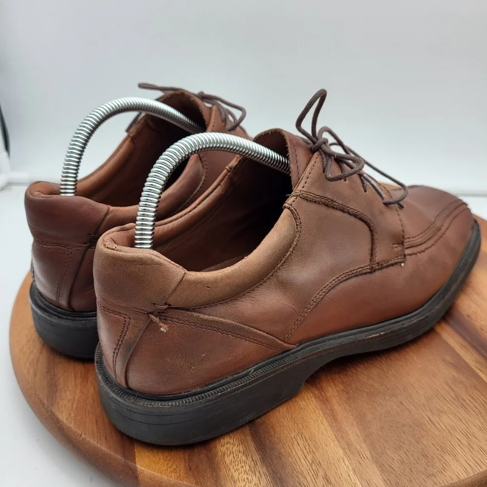 Johnston‎ & Murphy Shoes Mens Size 9 M Brown Sheepskin Waterproof XC4 Oxfords